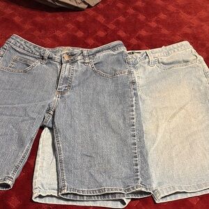 Lee Women's Blue Denim Shorts bundle